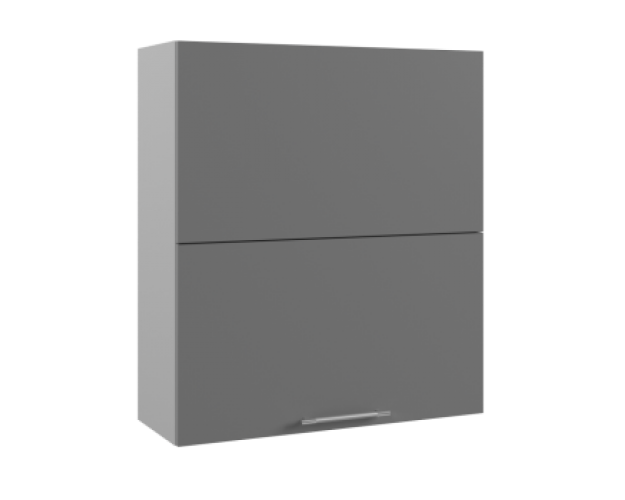 Ройс ПГПМ 800 Шкаф верхний Blum Aventos HF (Ваниль софт/корпус Серый)