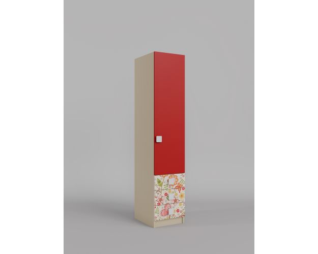 Шкаф угловой (секция с ящиками) Ретвит (Бежевый/Красный/корпус Клен) Шкаф угловой (секция с ящиками) Ретвит (Бежевый/Красный/корпус Клен)