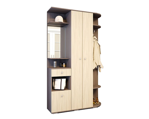 Прихожая Виза ясень шимо светлый / ясень шимо темный