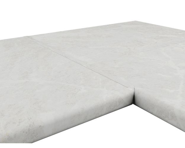 Планка для столешницы угловая (Королевский опал светлый) Планка для столешницы угловая (Королевский опал светлый)