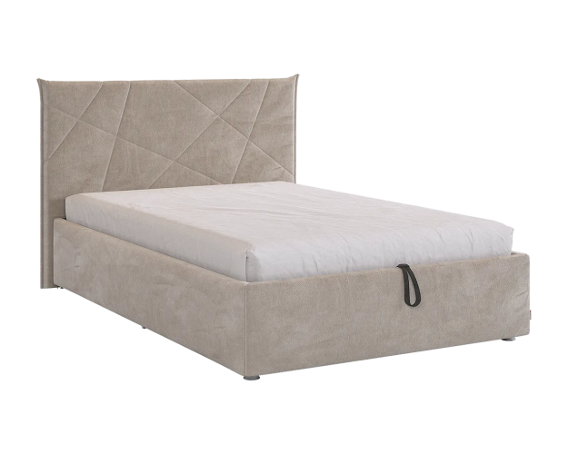 Кровать с подъёмным механизмом 1200 Квест латте (велюр) Кровать с подъёмным механизмом 1200 Квест латте (велюр)