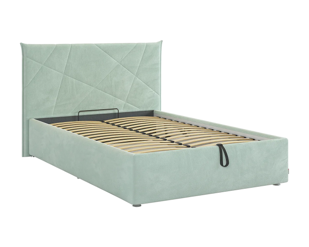 Кровать с подъёмным механизмом 1200 Квест мята (велюр) Кровать с подъёмным механизмом 1200 Квест мята (велюр)