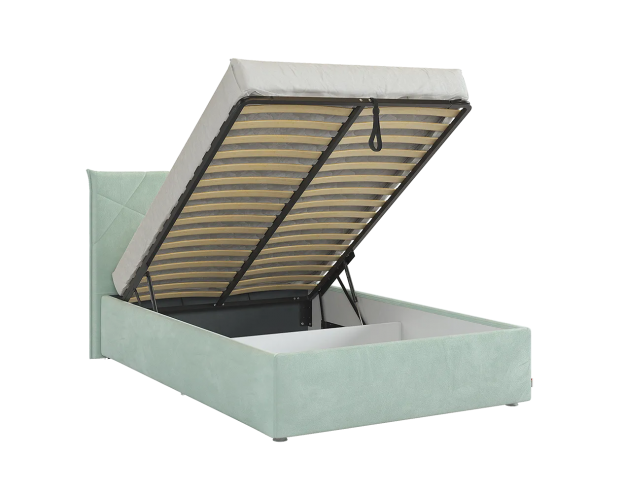 Кровать с подъёмным механизмом 1200 Квест мята (велюр) Кровать с подъёмным механизмом 1200 Квест мята (велюр)