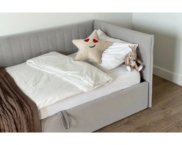 Кровать-софа Твикс галька (велюр) Кровать-софа Твикс галька (велюр)