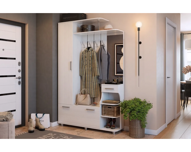 Прихожая Барселона-1 белый рамух Прихожая Барселона-1 белый рамух